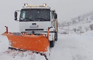 Kahramanmaraş’ta kar yağışı, kapanan yollar...