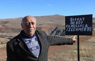 Kameraları gören hırsızlar bir daha bu köye adımını...