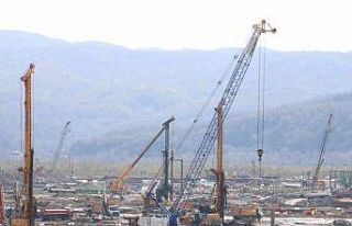 Karadeniz Gazı için 36 kilometrelik kara hattı...