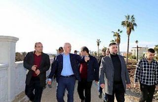 Karaduvar sahili yenileniyor