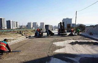 Karaköprü’de yeni yollar kilitli parkeyle döşeniyor