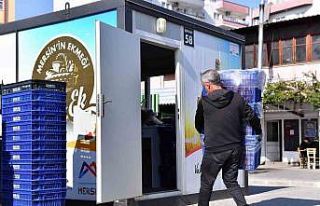 Kargıpınarı’nda 2 caddeye 2 bin 92 ton sıcak...