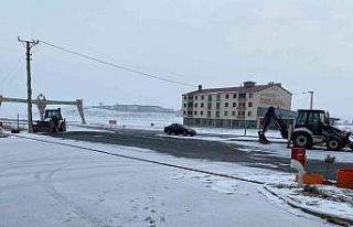Karlıova, bir hafta sonra yeniden beyaza büründü