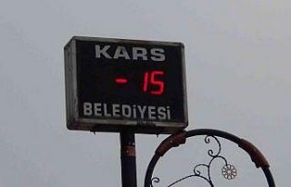 Kars’ta soğuk etkili oluyor