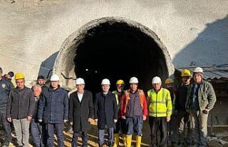Kaymakam Arslantürk, Çat Barajı sulama tünel inşaatını...