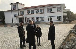 Kaymakam Memiş okul inşaatlarında inceleme yaptı