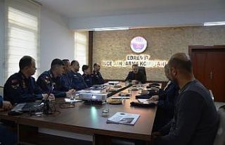 Kaymakam Odabaş başkanlığında, 2022 yılı asayiş...