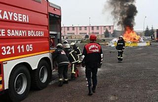 Kayseri OSB İtfaiyesi 2022’de 382 olaya müdahale...