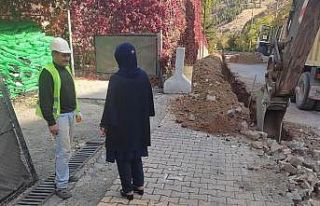 Keban’da doğal gaz hattı çalışmaları başladı