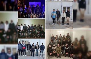Kırklareli’nde 123 kaçak göçmen yakalandı