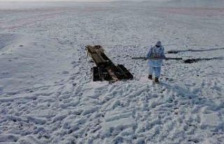 Kış tatbikatında nefes kesen anlar