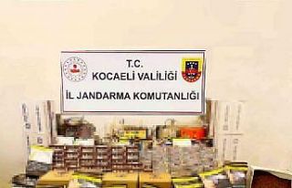 Kocaeli’de 194 bin 600 makaron ele geçirildi