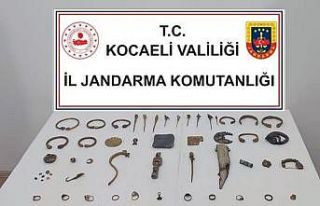 Kocaeli’de Roma ve Bizans dönemine ait objeler...
