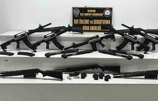 Konya’da kaçak silah operasyonu