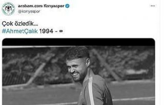 Konyaspor’dan Ahmet Çalık paylaşımı