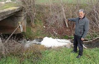 Köylülerden çevre kirliliği tepkisi, atık su...