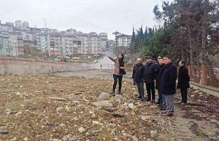 Kültür merkezi yapılacak alanı incelediler