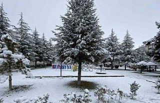 Kulu’da yılının ilk karı yağdı