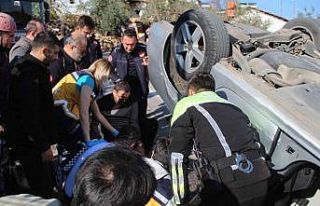 Kursiyer takla attı, eğitmen kaçtı