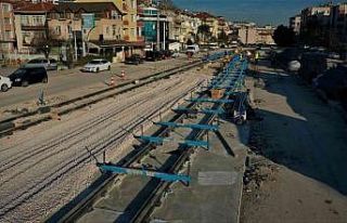 Kuruçeşme tramvayındaki kirişler tamamlandı,...