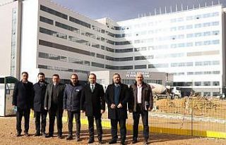 Kütahya Şehir Hastanesi inşaatında sona yaklaşılıyor