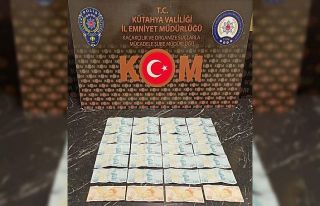Kütahya’da piyasaya sahte para süren şahıs yakalandı