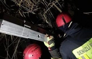 Kuyuda mahsur kalan köpeği itfaiye kurtardı