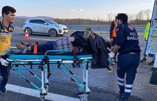 Kuzey Marmara Otoyolu’nda zincirleme kaza: 2 yaralı