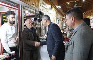 Mehmet Kuş esnafın taleplerini dinledi