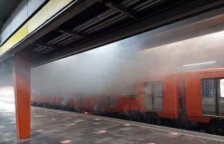 Meksika’da metronun vagonu alev aldı