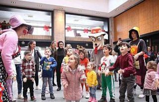 Merkezefendi’de çocuklar doyasıya eğlendi