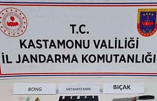 Metamfetamin ile yakalanan şahıs gözaltına alındı