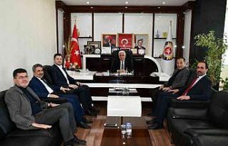 Milletvekili Toprak, ATSO yönetimiyle bir araya geldi