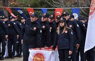 Muğla Büyükşehir Belediyesi itfaiye erleri yemin...