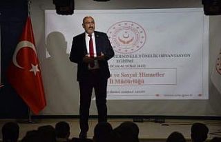 Muş’ta 64 personele oryantasyon eğitimi verilmeye...