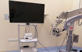 Nazilli Devlet Hastanesi’nde göz ameliyat mikroskobu...