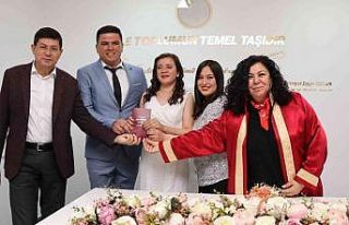 Nazilli’de 2022 yılında bin 77 çift bir ömre...