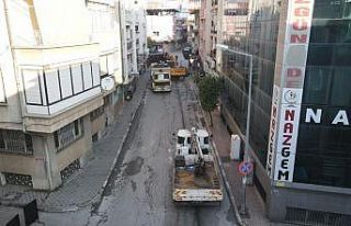 Nazilli’de Ziya Gökalp Caddesi yenileniyor