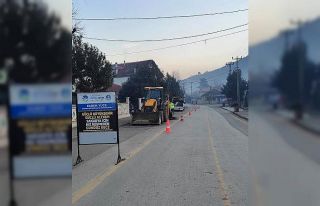 O mahallenin altyapı hattı yenilendi