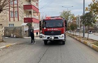 Odunlukta çıkan yangın korkuttu