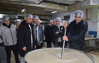 Öğrenciler mutfağa girdi