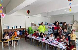 Öğrencilere suçtan korunma yöntemleri anlatılıyor