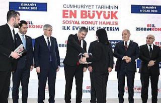 Osmaniye’de bin 550 konut için kura çekimi yapıldı