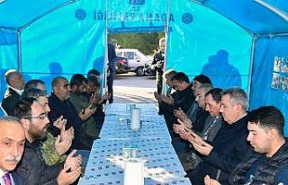 Otobüs kazası şehitleri dualarla yad edildi