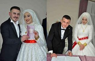 (ÖZEL) Bir düğün iki çift