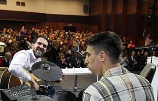 Özel çocuklardan özel orkestra