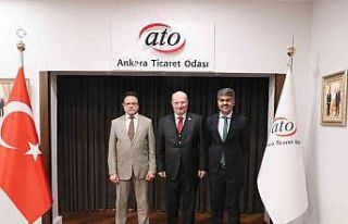 Pakistan Büyükelçisi Cüneyd’den ATO Başkanı...