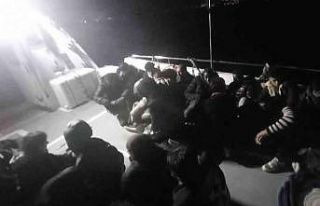 Radarla tespit edilen 40 düzensiz göçmen yakalandı