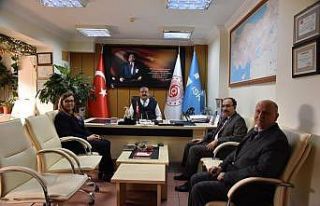 Rektör Beydemir, İŞKUR İl Müdürü Tozan ile...