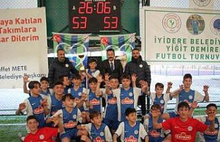 Rize’de Yiğit Demirel anısına turnuva düzenlendi